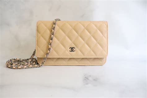 beige wallet on chain chanel|chanel wallet on chain preis.